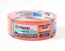 Dolphin Orange Rough Surface Exterior Masking Tape 48mm x 50m