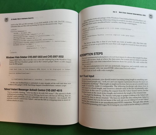 24 Deadly Sins of Software - Paperback, by Howard Michael; LeBlanc - Good - Picture 3 of 6