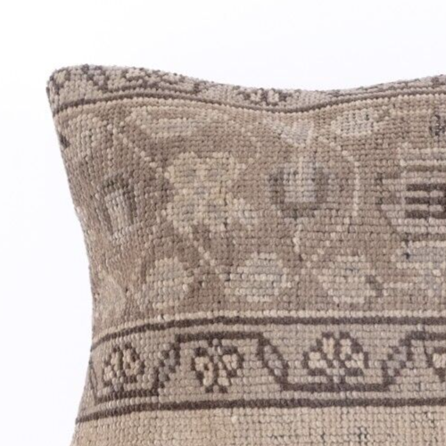 Wool Jute Cushion Cover Throw Turkish Vintage Cushions Handmade Kilim Pillowcase - Picture 6 of 7