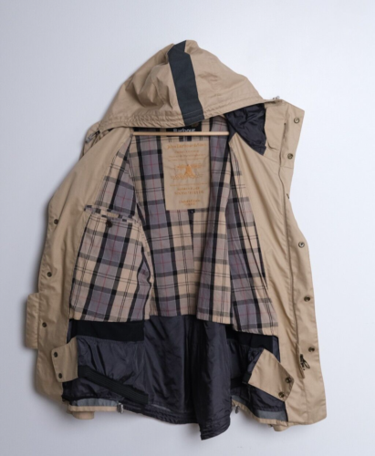 Barbour To Ki To Summer Bicycle Jacket Large Tan Beige