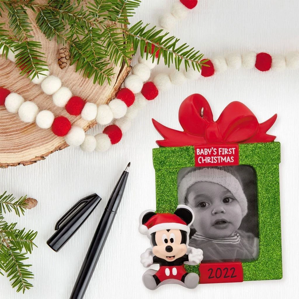 Disney ornament hotsell baby's first christmas