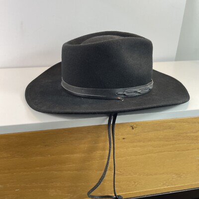 Vintage Rodeo King Cowboy Felt Hat one size Rodeo King | 7X Chocolate 12 Ligne Band Felt Cowboy Hat  main image 3