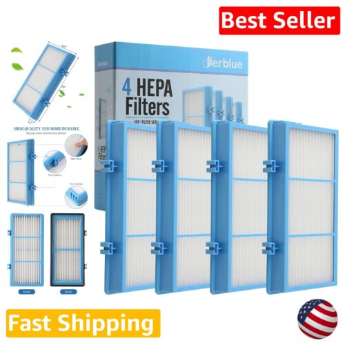 HEPA Air Filter Replacement - 4 Pack - Compatible with Holmes & Bionaire Units - Afbeelding 1 van 7