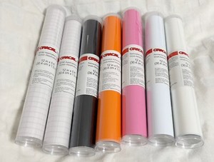 Oracal, Removable / Permanent Colored Vinyl and Application Tape. Lot of 7