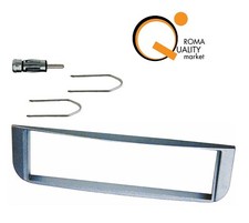 Mascherina Autoradio Masterline Fit ALFA 147 GT antenna chiavi cornice Silver
