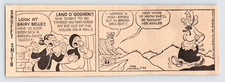 SNUFFY  2.5" X 7.5" NEWSPAPER COMIC STRIP 7-24-1969 Fred Lasswell 1960's M536