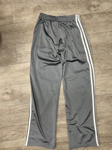 Adidas Trackpants Joggers Kids Youth Size Large Grey 3 Stripes Trefoil Logo - Picture 15 of 17