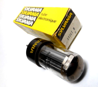 Sylvania or Raytheon NOS NIB 5Y3GT Rectifier Tube Svetlana USSR Amp (x1 pc)