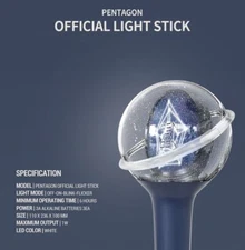 NEW PENTAGON OFFICIAL LIGHT STICK FOR CONCERT +  Track