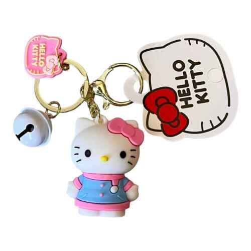 ¡NUEVO Sanrio Hello Kitty LLAVERO Llavero Clip Mini Figura Cartera Llavero Mochila Dije! - Imagen 1 de 6