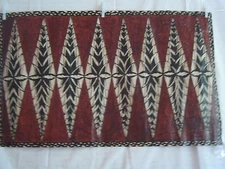primative painting on papyrus-Fijian Islands-no.2 