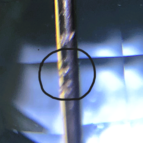 Orecchini pendenti oro giallo 14 kt filo gancio tondo sfaccettato topazio blu 3,8 g - Foto 9 di 12