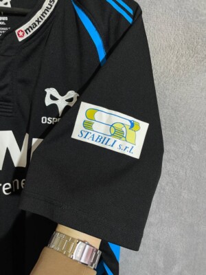 Maillot Rugby Ospreys – Noir, KooGa, Homme Taille 2XL, Très Bon état