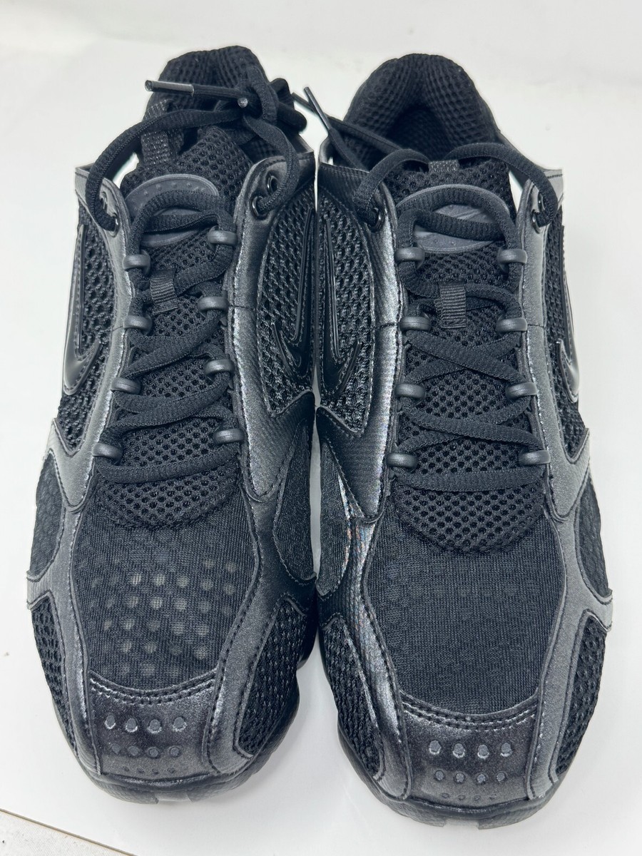 NEW Nike Air Zoom Spiridon Cage 2 Triple Black Size 10.5 NOLID