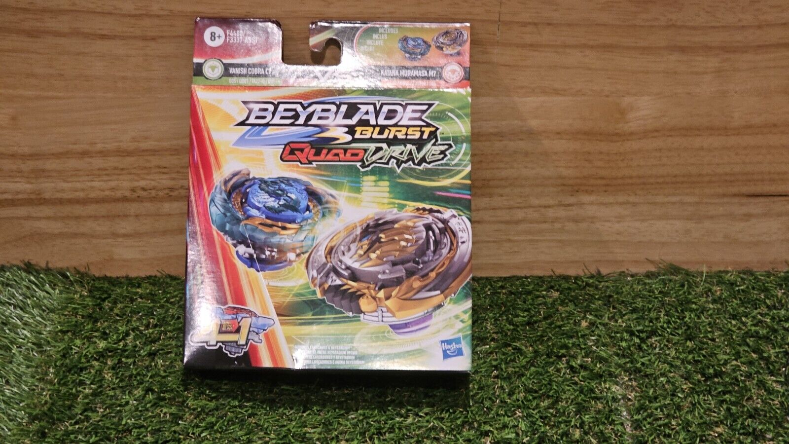 BEYBLADE Burst QuadDrive Katana Muramasa M7 and Vanish Cobra C7 Dual Pack