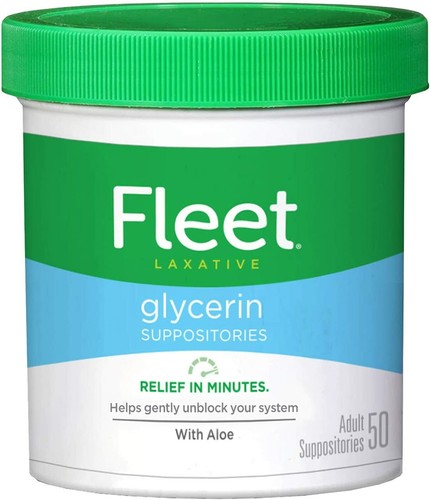Fleet Laxative Glycerin Suppositories for Adult Constipation USA,,.