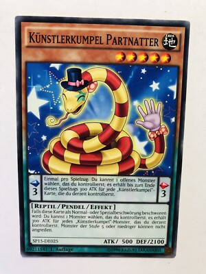 Yu-GI-OH Künstlerkumpel Partnatter SP15-DE025 NM Star Pack Arc-V 1.Auflage
