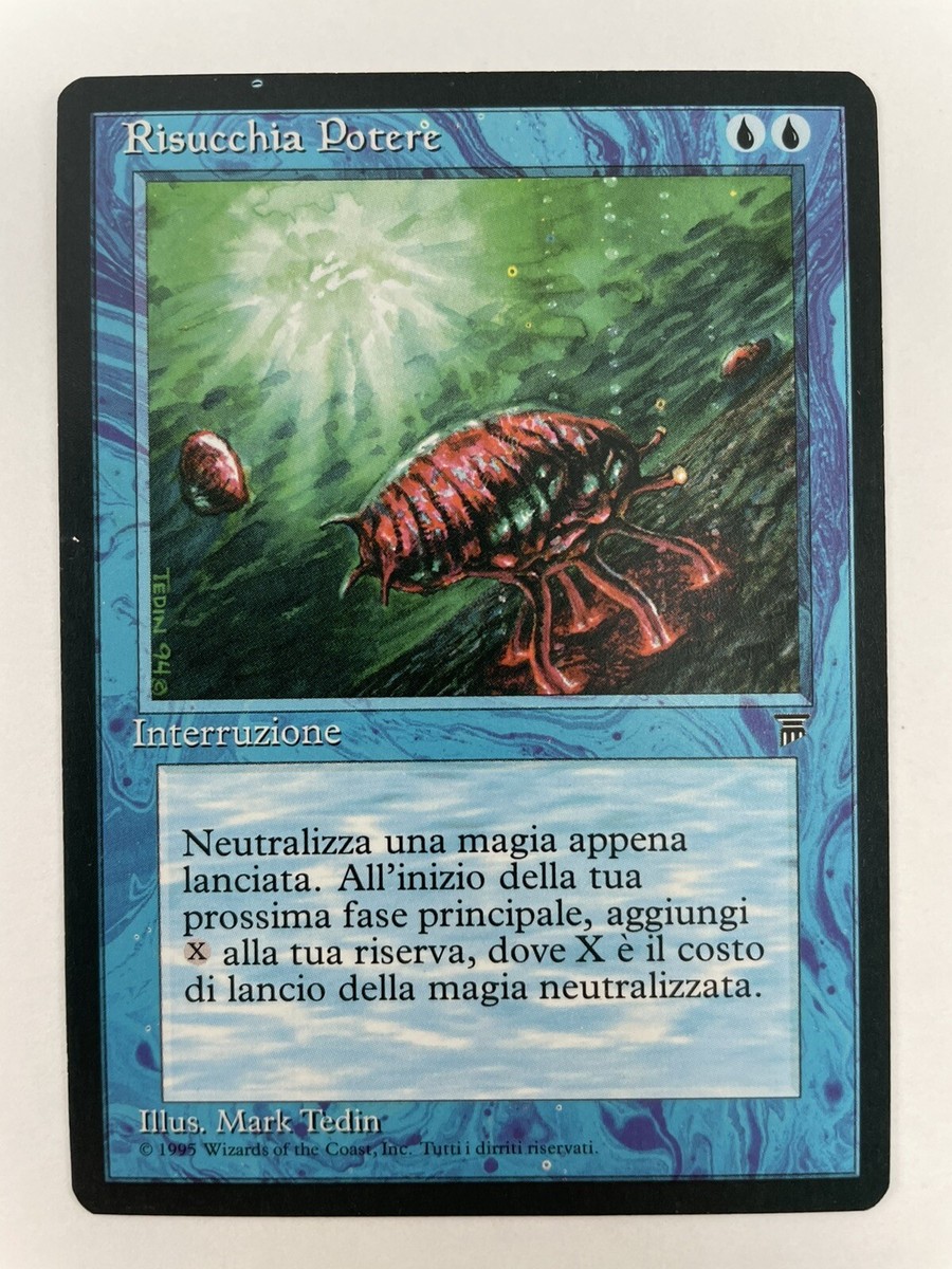 MTG Magic The Gathering - Italian Legends Mana Drain | eBay