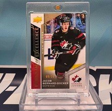2020 UD Team Canada Juniors #110, JACOB BERNARD-DOCKER 🔥🔥🔥 High Gloss POE /15