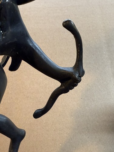 Bronze Eros Amor Bogenschütze Skulptur 19. Jahrhundert - Bild 7 von 7