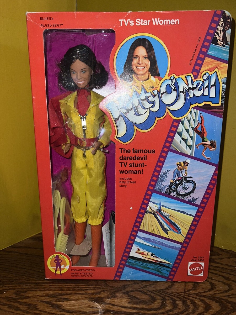Rare 1978 Mattel TV Star Women Kitty O'Neil Daredevil Wonder