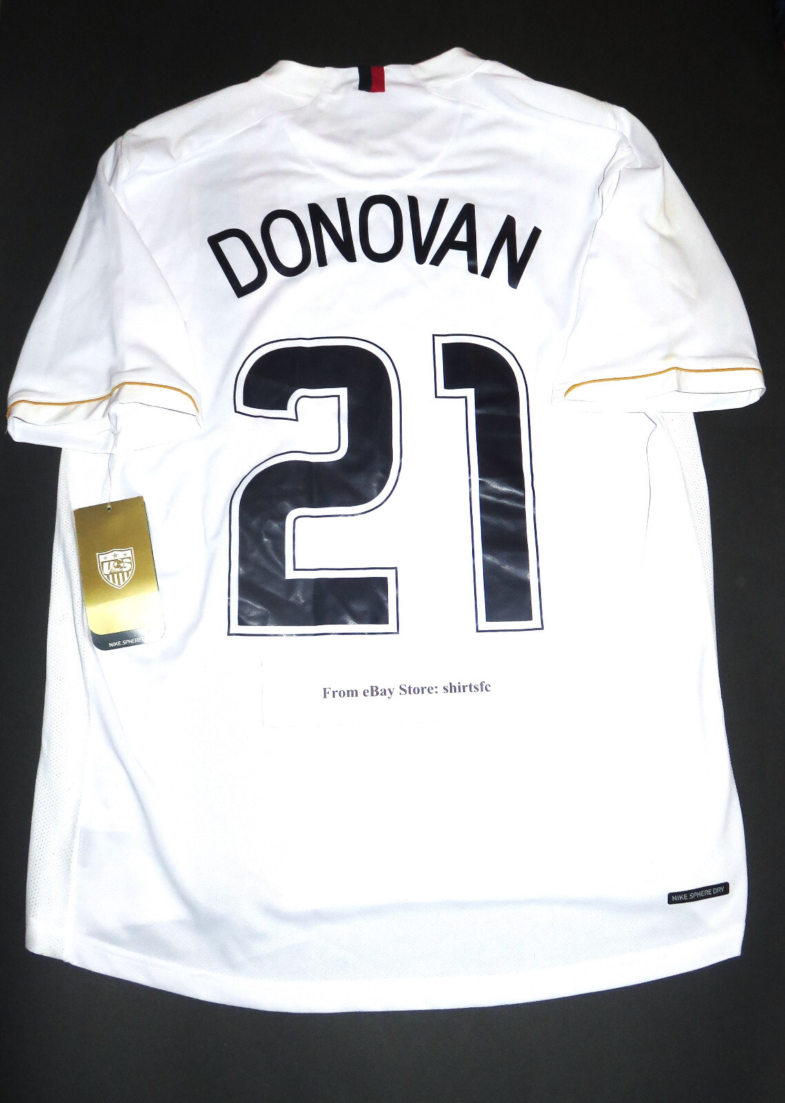 2006-2008 Nike Authentic USA USMNT Landon Donovan Home Soccer Jersey Shirt Kit