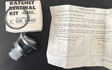 NOS VINTAGE WRIGHT TOOLS 1” Dr RATCHET RENEWAL KIT 8401 PARTS FOR 8400 CHROME
