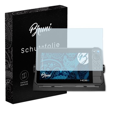 Bruni 2x Folie für Lowrance HDS Pro 9 Schutzfolie Displayschutzfolie