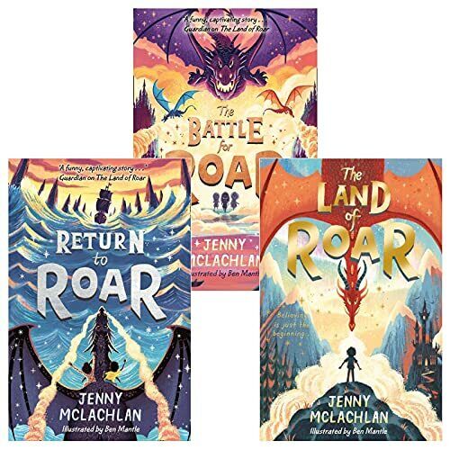 The Land of Roar Series 3 Books Collection Set by Jenny McLachlan (Lan