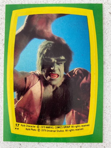 ( U SELECT CARDS ) 1979 Topps The Increduble Hulk Singles & stickers🔽 - Picture 170 of 177