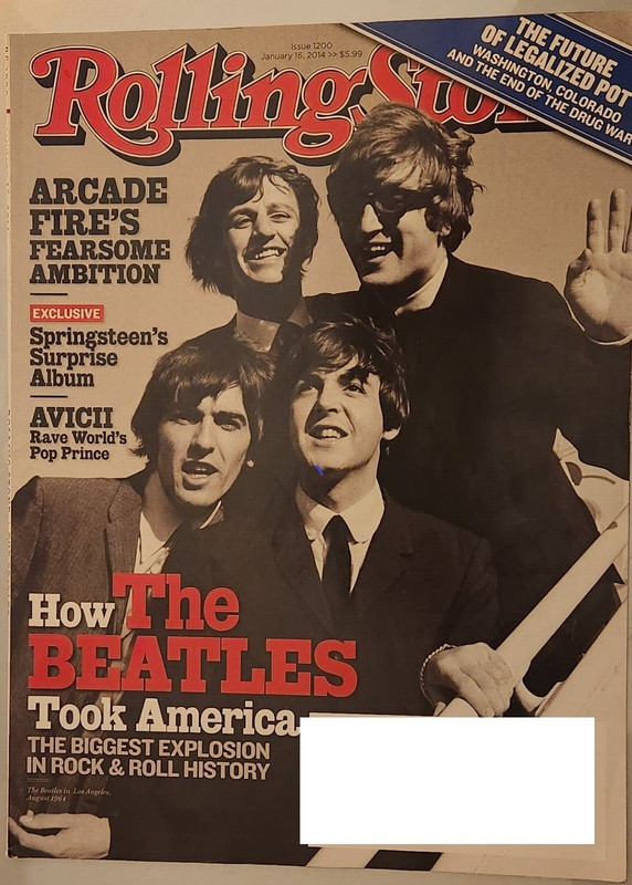 Rolling Stone Magazine Issue 1200, Jan 16, 2014 Beatles Cover