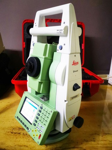 LEICA TCP1205+ RH1200 ROBOTIC TOTAL STATION FOR SURVEYING 1 MONTH FREE WARRANTY - Picture 5 of 12