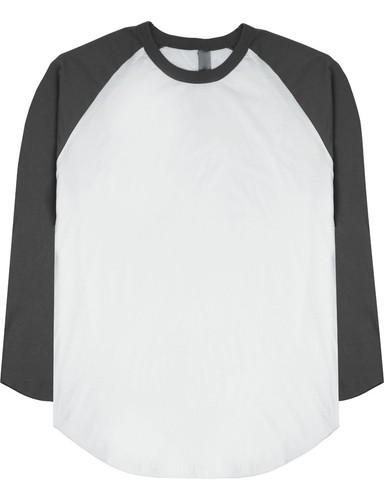 T-shirt maglietta uomo baseball raglan manica 3/4 maglietta casual squadra sport famiglia - Foto 5 di 30