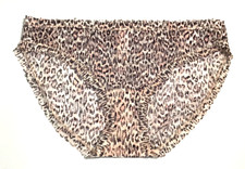 Victoria's Secret The Lacie Lace Bikini Panty Medium Purest Pnk Animal Print NEW