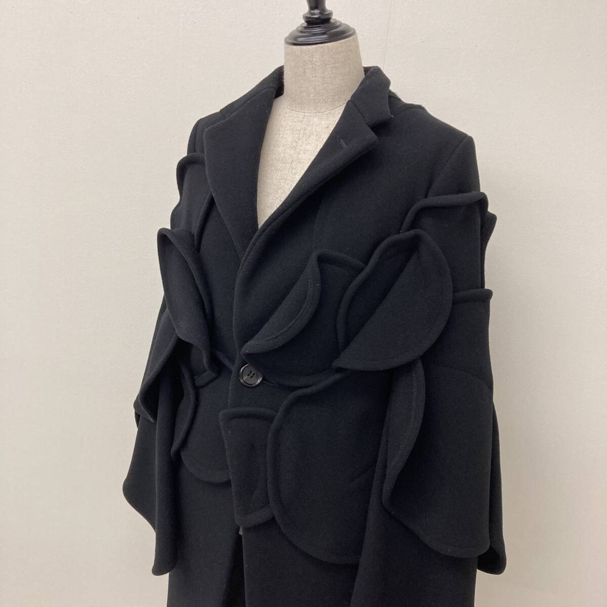 JUNYA WATANABE Circle Patchwork Poncho Long Coat … - image 4