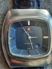 ZENITH AUTOMATICO UNISEX ANNI 70 Calibro 485. Forma televisore