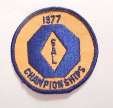 SAL Championships 1977 Patch - Suburban Aquatic League 3" x 3"