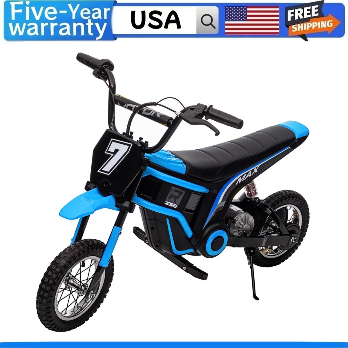 ✓24V Kids Ride On Motorcycle Electric Motocross Bike Battery