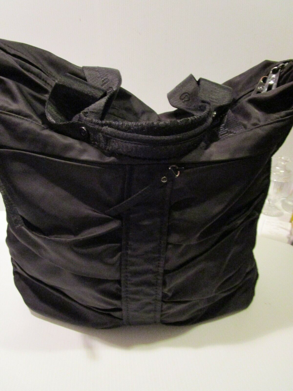 Lululemon Athletica Black Multicompartment Tote Bag