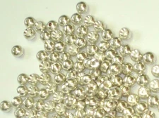 100 - PREMIUM SILVER BRASS BEADS Nimrod's Tackle Fly Tying - 8 SIZES TO PICK