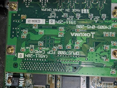 OKUMA OPUS 7000 バッテリーカセット基板 Okuma main board MB1 1911-2100 & Memory Board 1911-2104 | OPUS 7000