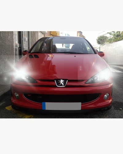 Set Lámparas H7 LED Sumergido Peugeot 206 6000K Xenon Blanco - Imagen 2 de 2