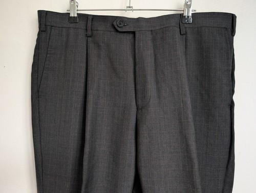 Marks & Spencer Collezione Charcoal Check Suit Jacket 44S Trousers 36W 29L (T24) - Picture 3 of 18