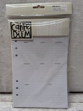 Carpe Diem Undated Menu Inserts Planner Inserts