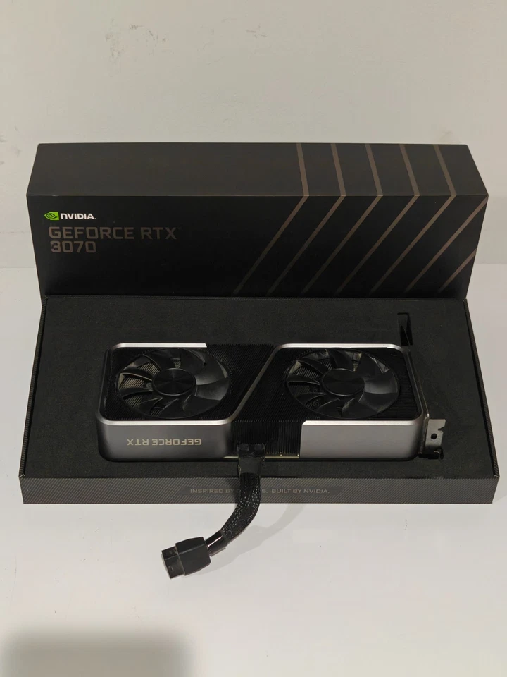 NVIDIA GeForce RTX 3070 Founder Edition 8GB Graphics Card Original Box - Image 4 of 4