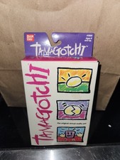 Vintage 1997 Bandai Tamagotchi 1800 Green Original Virtual Pet w/ 1800 BOXED