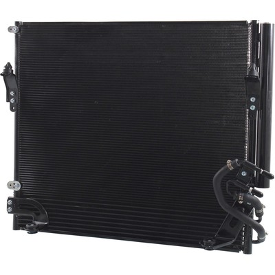 AC Condenser For 2007-18 Toyota Tundra Aluminum Core With Integrated Oil Cooler