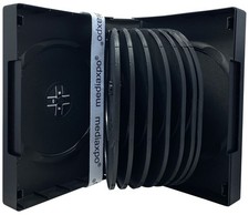 Black 16 Disc DVD Cases Lot