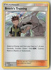 Brock's Training 55/68 - Hidden Fates Holo - PTCG