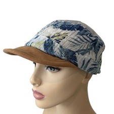 Mynah Designed Tokyo Women's Tropical Linen Cotton Beach Cruise Sun Cap Hat O/S